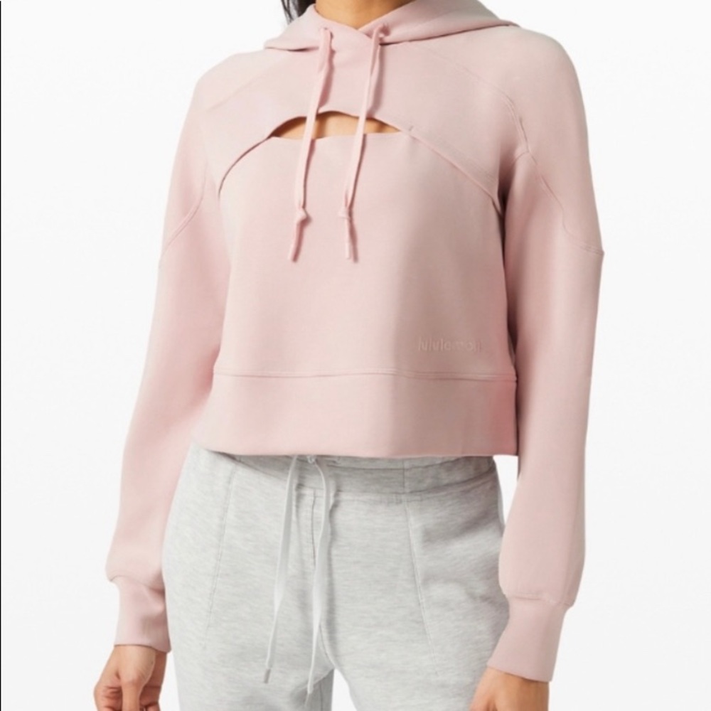 Lululemon Get Centered Crop Hoodie